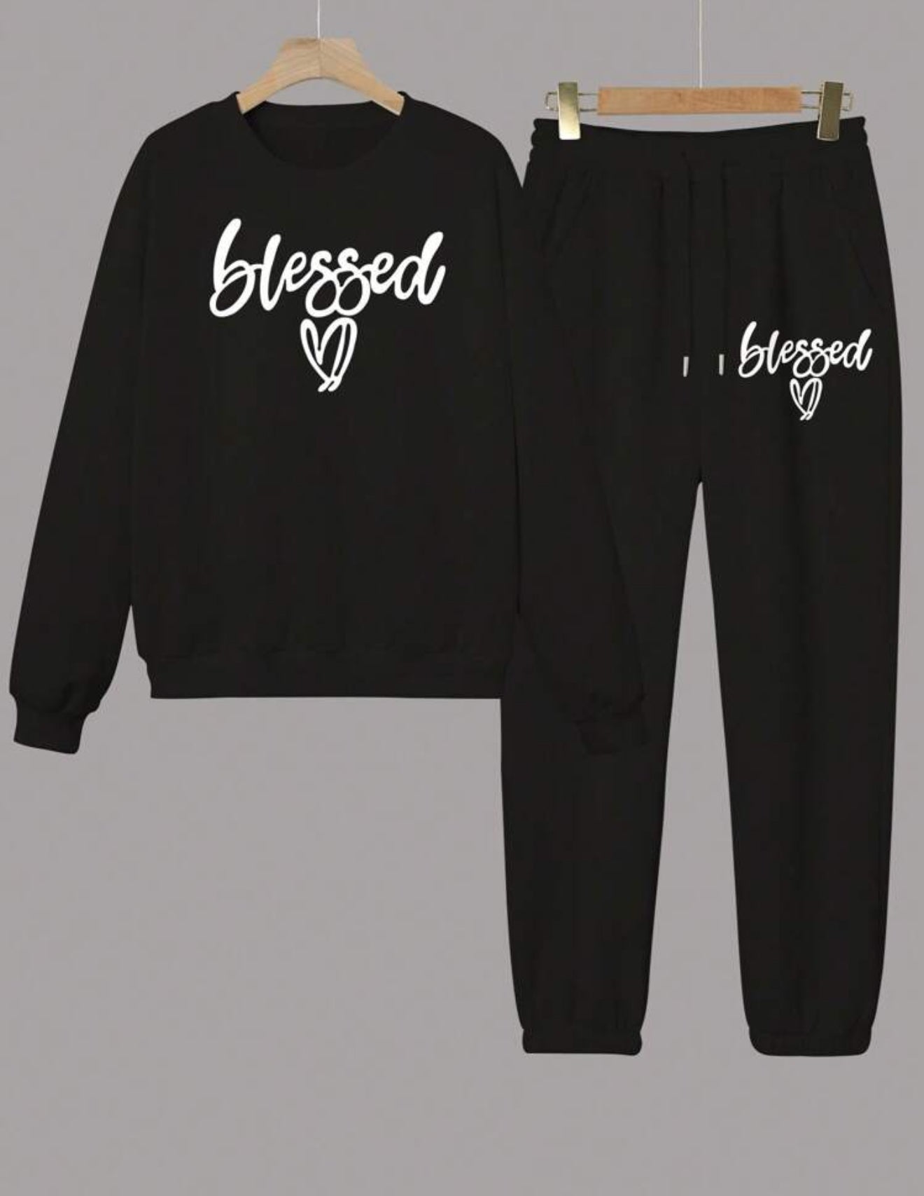 2 Pieces Sweatshirt And Pants Set