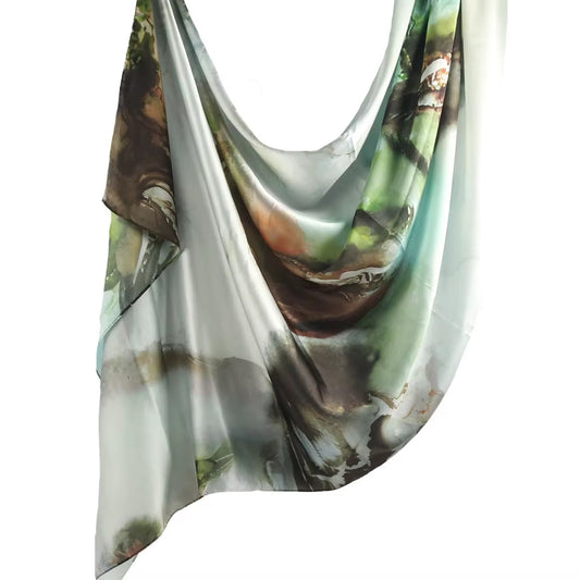 multi color Hijab Scarves Long Satin 2