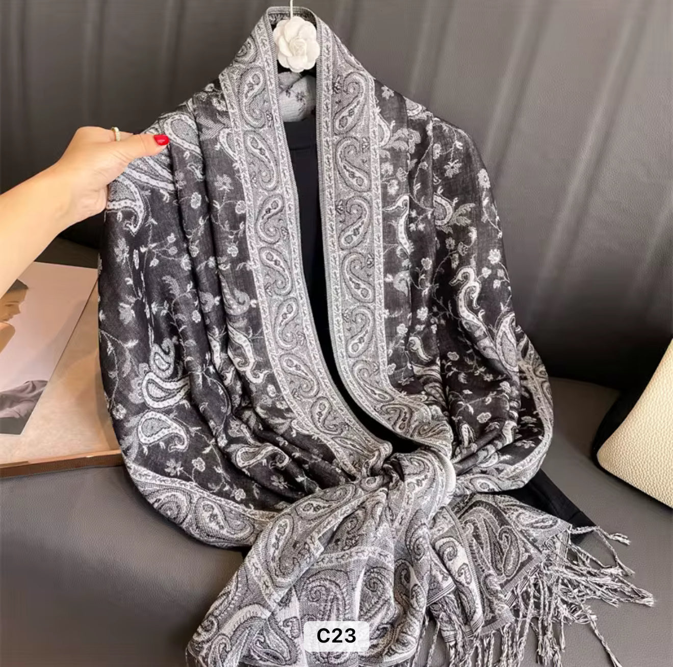 long elegant scarves