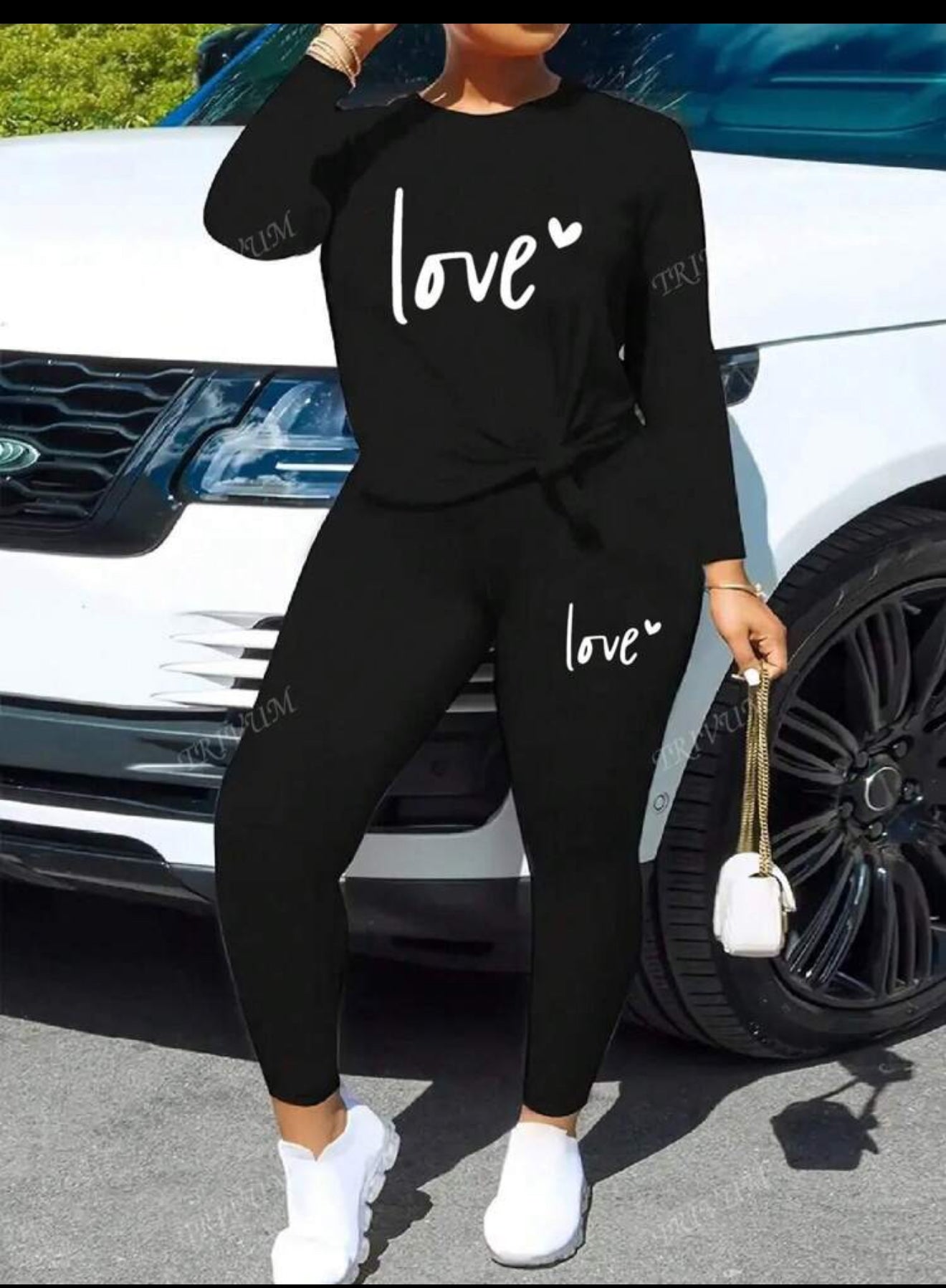 2 Pieces Sweatshirt And Pants Set
