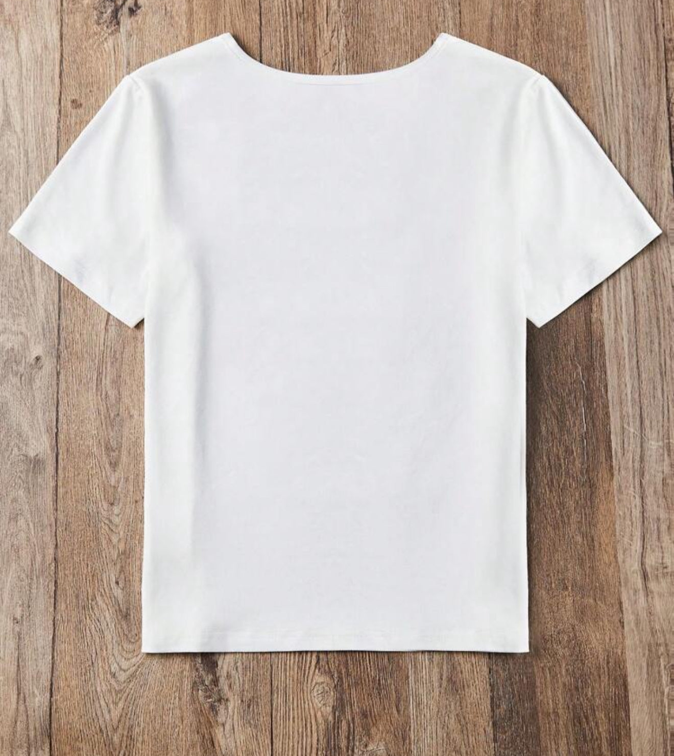 Women Summer Cartoon Bear Printed Round Neck Short Sleeve Casual T-Shirt Graphic Tees