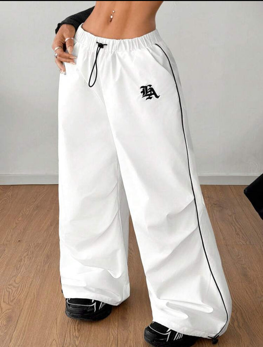 &nbsp;Streetwear &nbsp;Banded Texture Decoration Pants