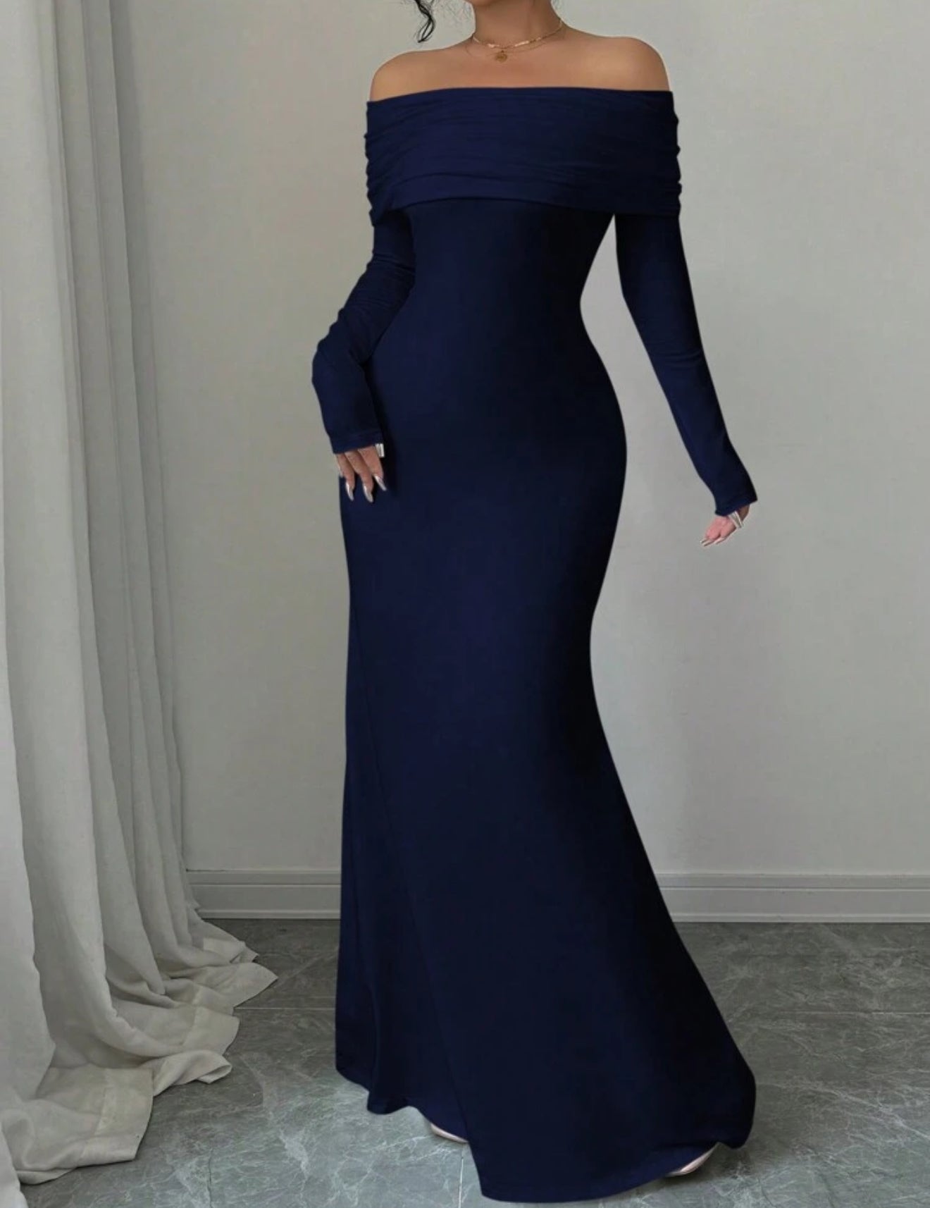 Sexy &amp; Elegant Fitted Long Sleeve dress