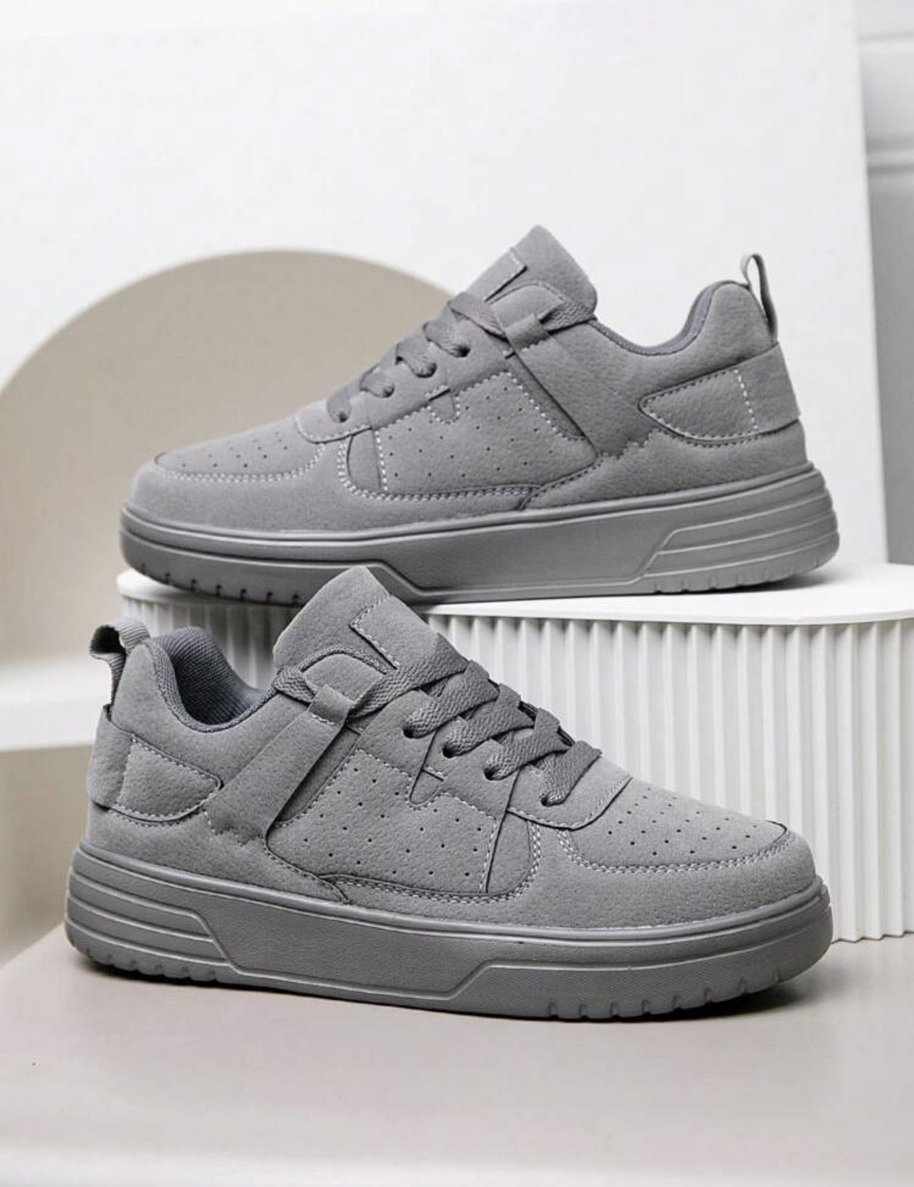 Women Simple Patchwork Comfortable Casual Shoes, Personalized Fashion Business Lace-Up Skateboard Shoes