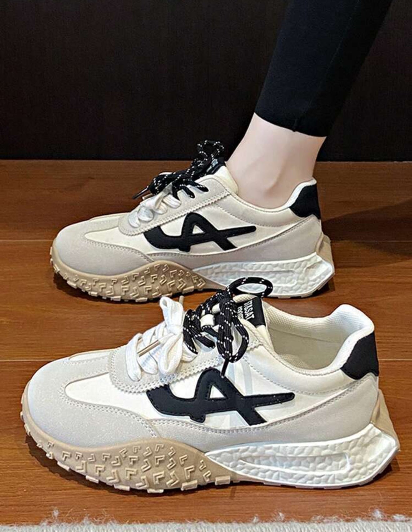 Women's Chunky Sole Anti-Slip Outdoor Casual Sneakers