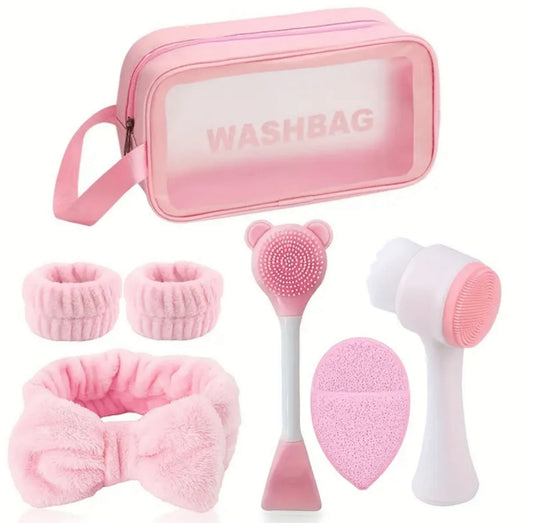 6pcs/7-Piece Facial Cleansing Set, Deep Cleansing