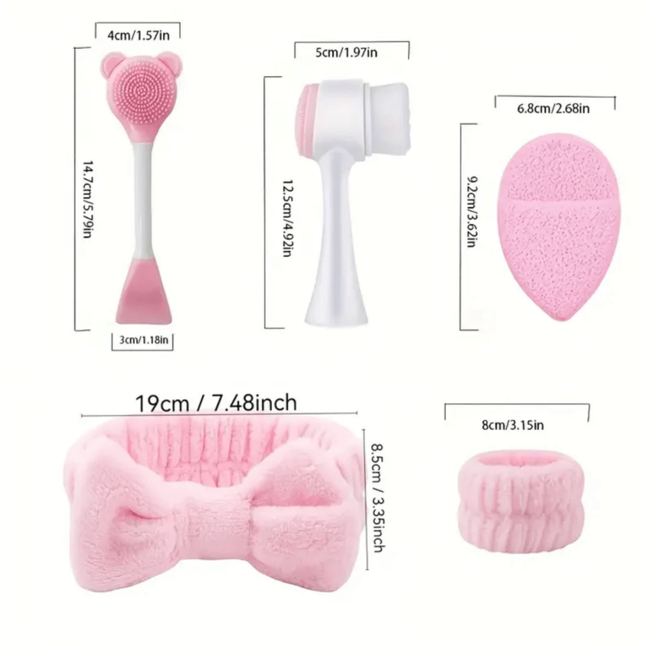 6pcs/7-Piece Facial Cleansing Set, Deep Cleansing