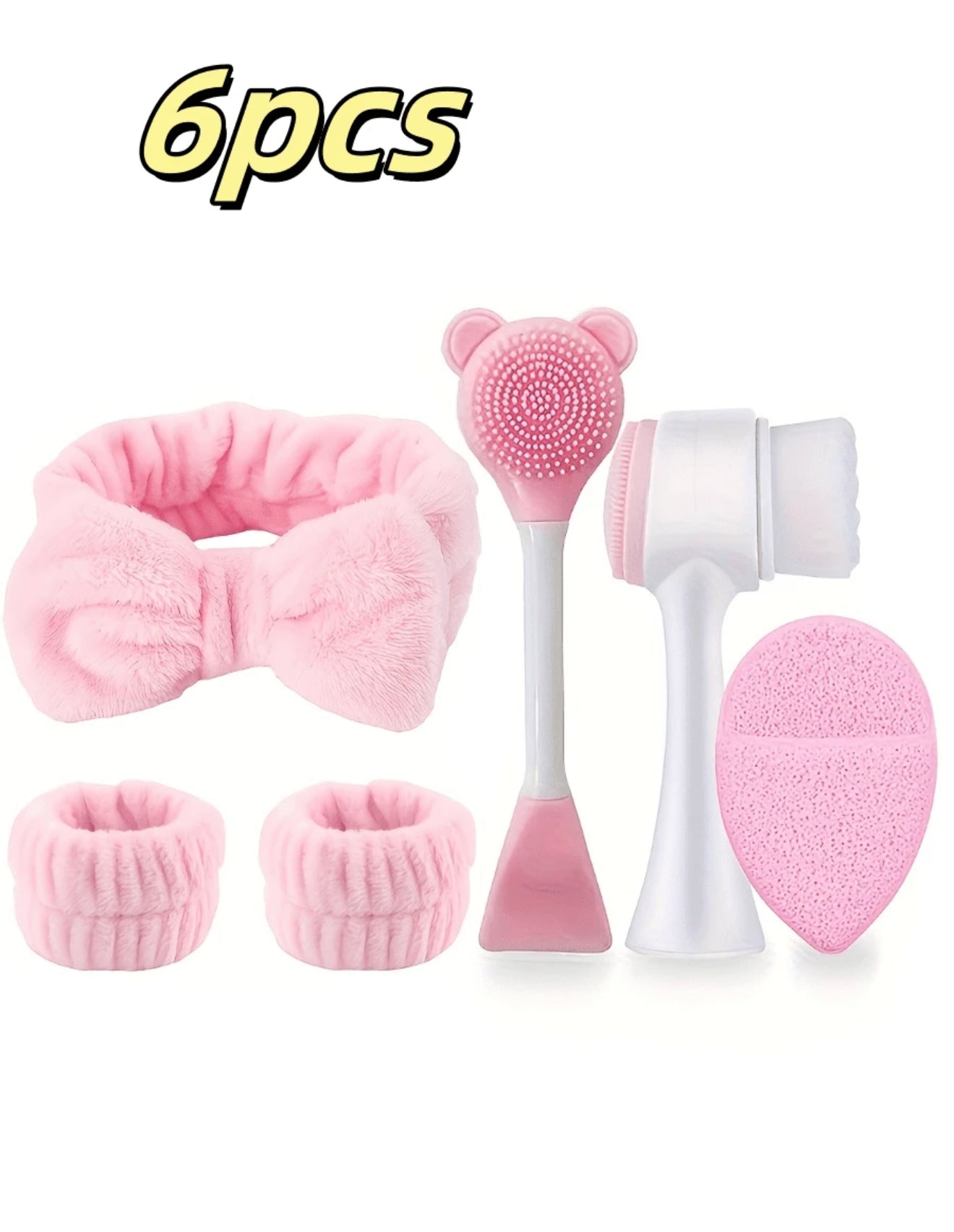 6pcs/7-Piece Facial Cleansing Set, Deep Cleansing
